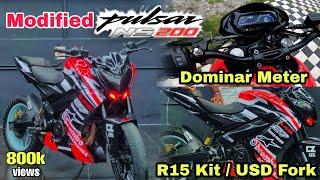 NS200 Modification Review  USD Fork  R15 kit  Full Body Wrapping