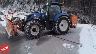 ️Schneeräumung️ bei Sturm Schneewächten beseitigen #sturm #alpen #schnee @TyrolFarming