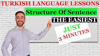 3 Min - Turkish Language Lessons For Beginners - Structure Of Sentence