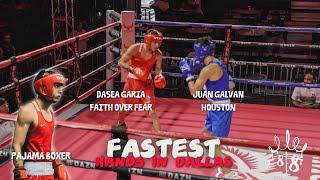 Is He The QUICKEST Boxer In Dallas? Dasea Garcia Vs Juan Galvan