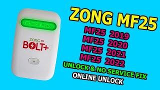 Zong MF25 Unlock   MF25 20202021 Unlock 