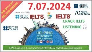 NEW BC IELTS LISTENING PRACTICE TEST 2024 WITH ANSWERS  7.07.2024