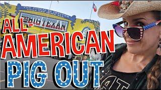 All-American Pig-Out Staying and Feasting at the Big Texan Steak Ranch