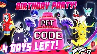 Miraculous RP New CODE with Special Pet Birthday Party All Character Unlocked + special badge