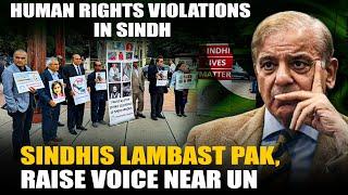 World Sindhi Congress highlights Pakistan’s atrocities outside UN office demands action