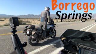 Our motorcycle adventure in Borrego Springs