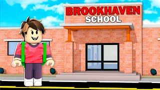 MY FIRST DAY OF SCHOOL IN ROBLOX BROOKHAVEN