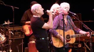 Graham Nash & Allan Clarke former Hollies sing Bus Stop with David Crosby