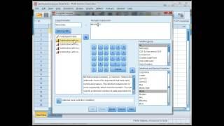 Compute a mean score in SPSS