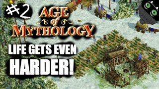 The Going Gets Tougher... ‍️Age of Mythology  RTS Commentary Part 23