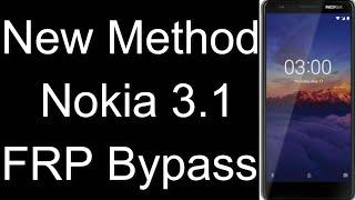 Nokia 3.1 FRP Bypass Android 9 Nokia TA-1049 Gmail Bypass New Method TA-1063 FRP TA-1070 FRP Bypass