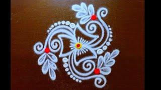 Friday Special nilaivasal kolam designs 5 Excellent collection  3*2 dots Mini Muggulu  kolam