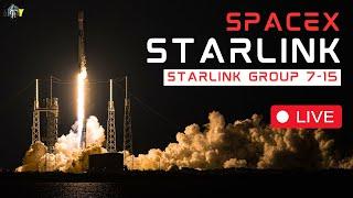 LIVE SpaceX Starlink 7-15 Mission Falcon 9 Launch