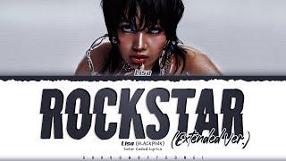 LISA BLACKPINK Rockstar Extended Lyrics 리사 Rockstar 가사 Color Coded_Eng  ShadowByYoongi