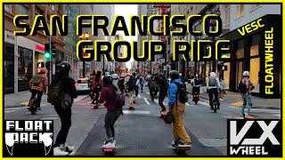 San FranciscoThe Float Pack - Group Ride - Meals On Onewheels - VXwheel - Floatwheel