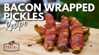 Bacon Wrapped Pickles Recipe - Easy BBQ Appetizers