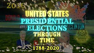 United States Presidential Elections Through Time 1788 to 2020