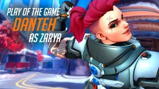 DANTEH PRO ZARYA GAMEPLAY - POTG  OVERWATCH 2 GAMEPLAY 