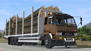 Mod Bussid Truck Fuso Tribal Muat kayu  Mod Bussid Terbaru