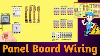 3 phase panel board wiring  3 phase distribution DB box wiring diagram  3 phase wiring panel board