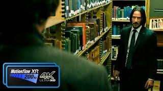 John Wick vs Ernest  Library Fight Scene  60FPS  John Wick  Chapter 3 - Parabellum 2019