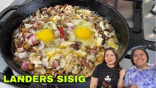 LANDERS SISIG WITH A TWIST #cookingvlogs #cookingwithbff #honestreview