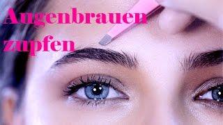 Beauty Academy Augenbrauen richtig zupfen