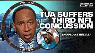 First Take addresses Tua Tagovailoas concussion  Should he ever play again?  First Take