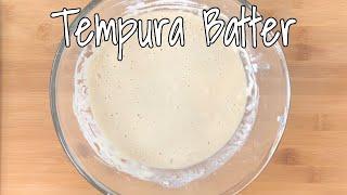 How to Make Tempura Batter Easy Step-by-Step Recipe