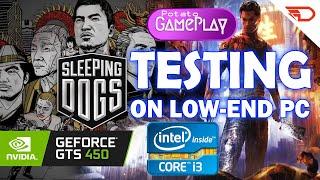 Sleeping Dogs Gameplay On Low-End PC  I3-2100  Geforce GTS450  4GB RAM