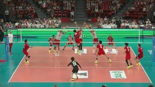 Volleyball Japan Ran Takahashi in Japan - Poland 32 Friendly Match 2024