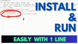 How to Install Packages in Python IDLE In 1 Minute