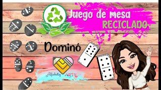 DOMINÓ  Juegos de mesa hechos a mano con material reciclado  Fácil y rápido Ideas en 5 min 