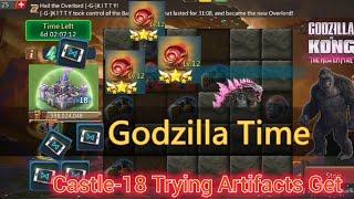 GODZILLA x KONG The New Empire Collaboration Castle- 18 Artifacts Chase  Lords Mobile