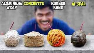 Anugundu Vs Concrete White Cement M Seal Rubber Band