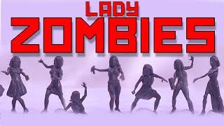 Lady Zombies - Project Z post apocalyptic wargame