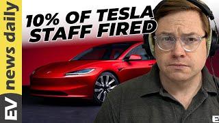 Tesla LAYOFFS Hit 15000 Staff Amidst Delivery Downturn Plus 12 more EV stories today