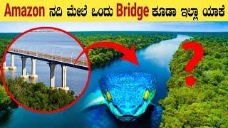 Why Amazon River Has No Bridge  Mystery Explained In Kannada  Think Forever