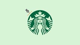 Inkscape Speed Art - Starbucks Logo