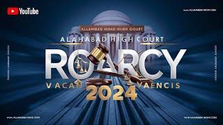 ahc ro aro vacancy 2024#allahabad_ highcourt allahabad highcourt ro aro  vacancy 2024