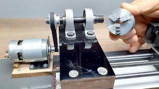 Making mini lathe with 775 motor -Mini torna makinesi yapımı