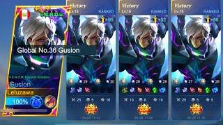 HOW TO PLAY GUSION IN SOLO RANK? best build & emblem