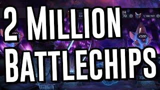 Normal Vs. Uncollected Arena Crystals  2 MILLION BATTLECHIP TEST