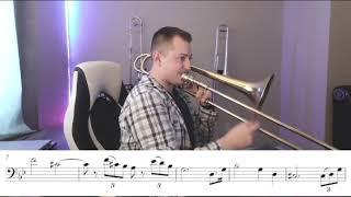 Ost Miniature Etude #6 for Trumpet bass clef version - Bryan Gannon
