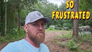 IM OVER IT tiny house homesteading off-grid cabin build DIY HOW TO sawmill tractor tiny cabin