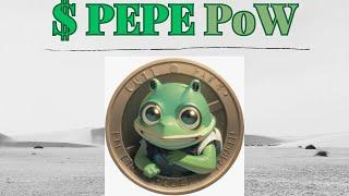 PEPE POW Coin - What is Pepe PoW and How to Install the Wallet  Core Wallet 