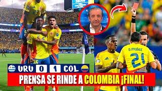 ASÍ REACCIONA PRENSA EUROPEA A VICTORIA de COLOMBIA vs URUGUAY 1-0 Colombia ganará la copa América