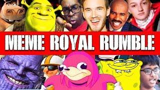 Royal Rumble of MEMES  30 Dead memes fight to butter your beans.