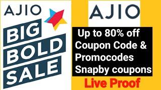 Ajio Upto 80% off Coupon code & Promocode Snapbuy Coupon