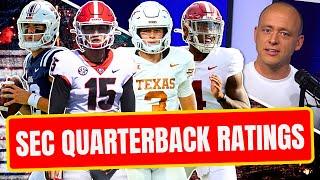 Josh Pates SEC Quarterback Ratings Entering 2024 Late Kick Cut